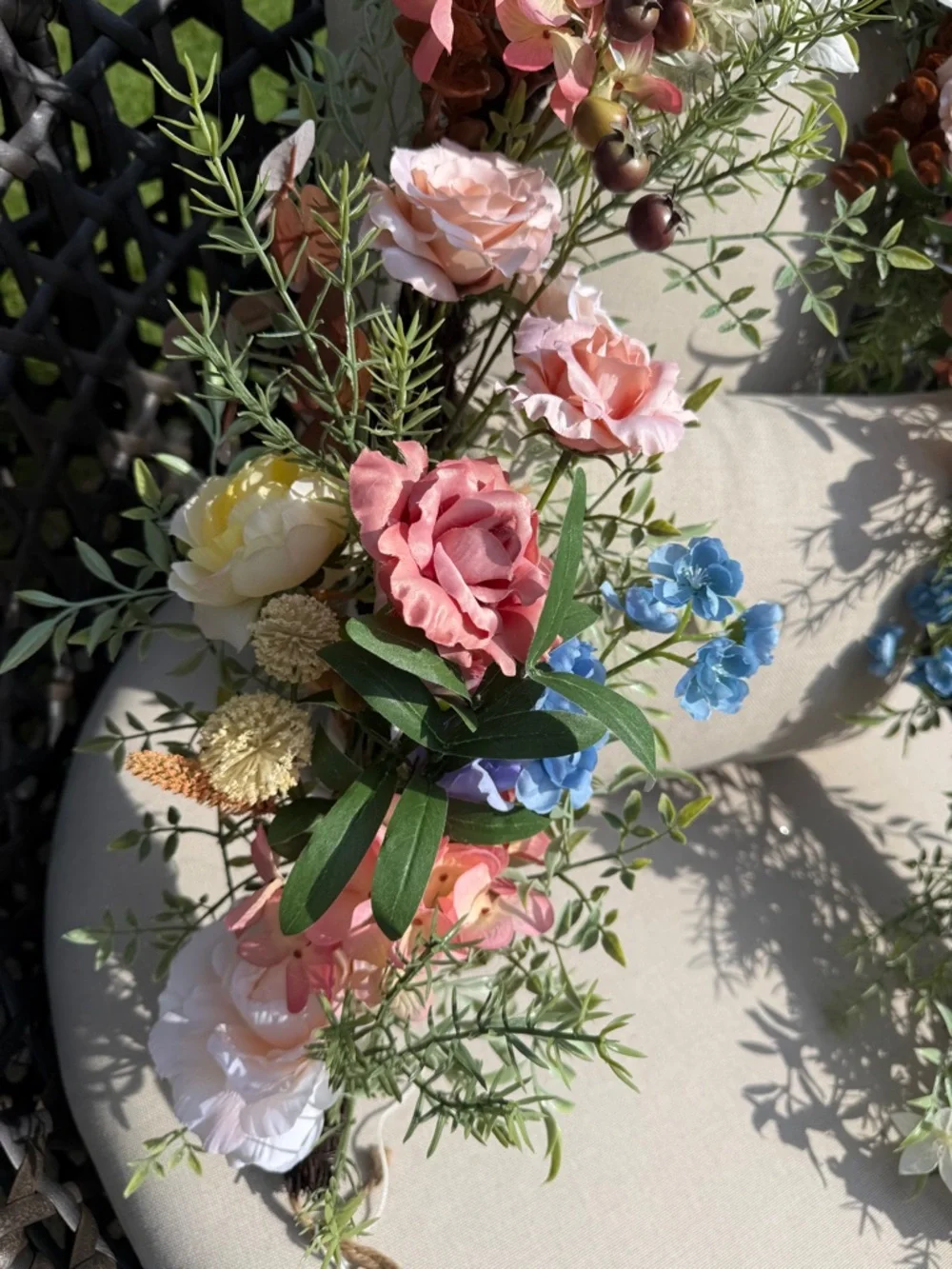 Frontgate Floral Garland - NWT